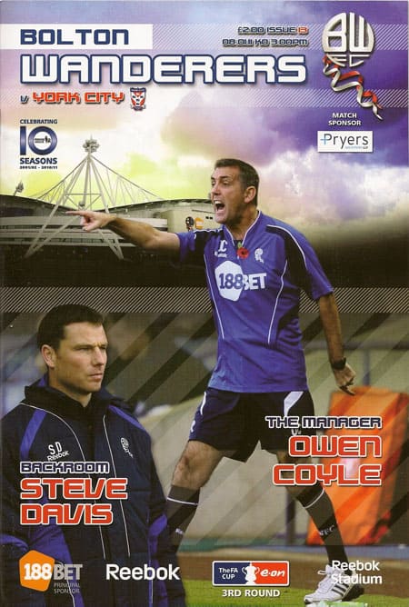 Bolton Wanderers FC v York City FC